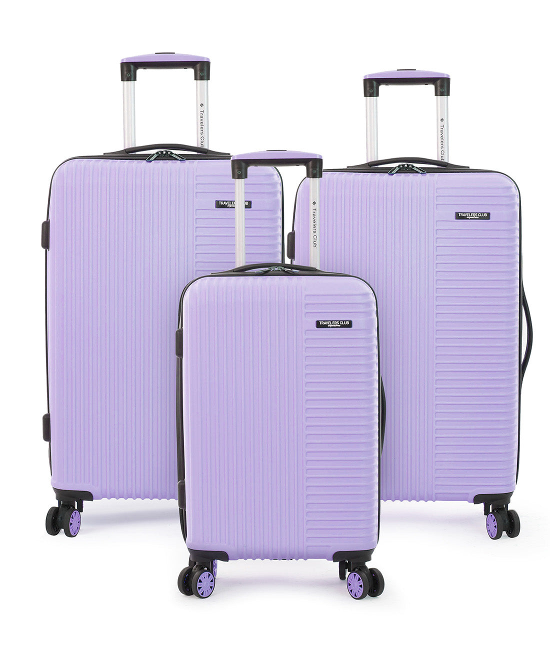 Basette Collection 3PC Luggage Set Travelers Club Luggage