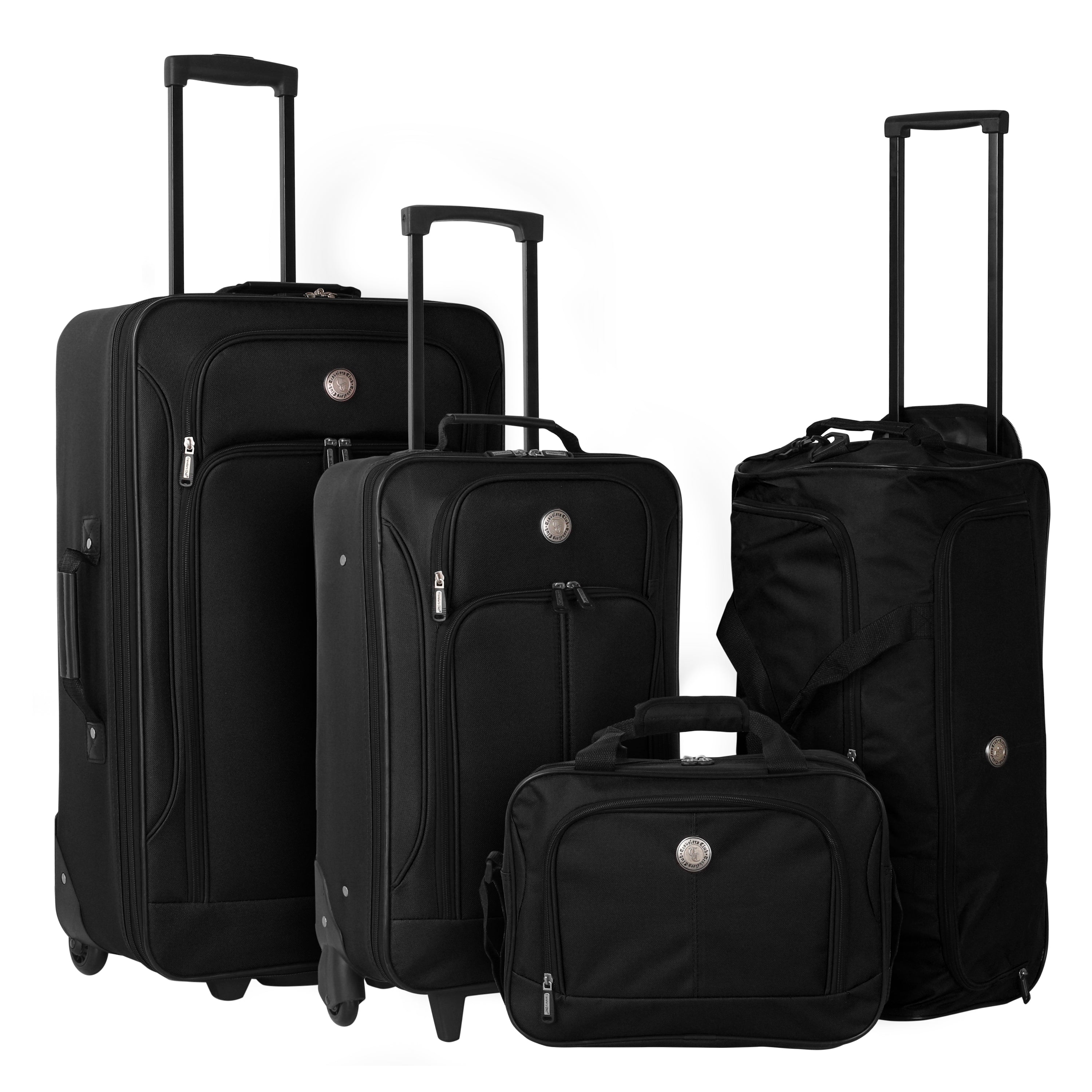 EVA Genova II Collection  4PCS Travel set W/ In-Line Blade wheels –  Travelers Club Luggage