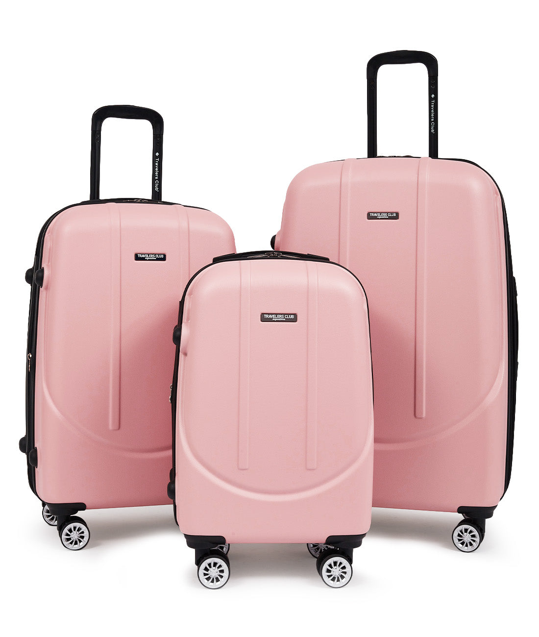 Travelers Club 3-Pc. Luggage Set Rose Gold