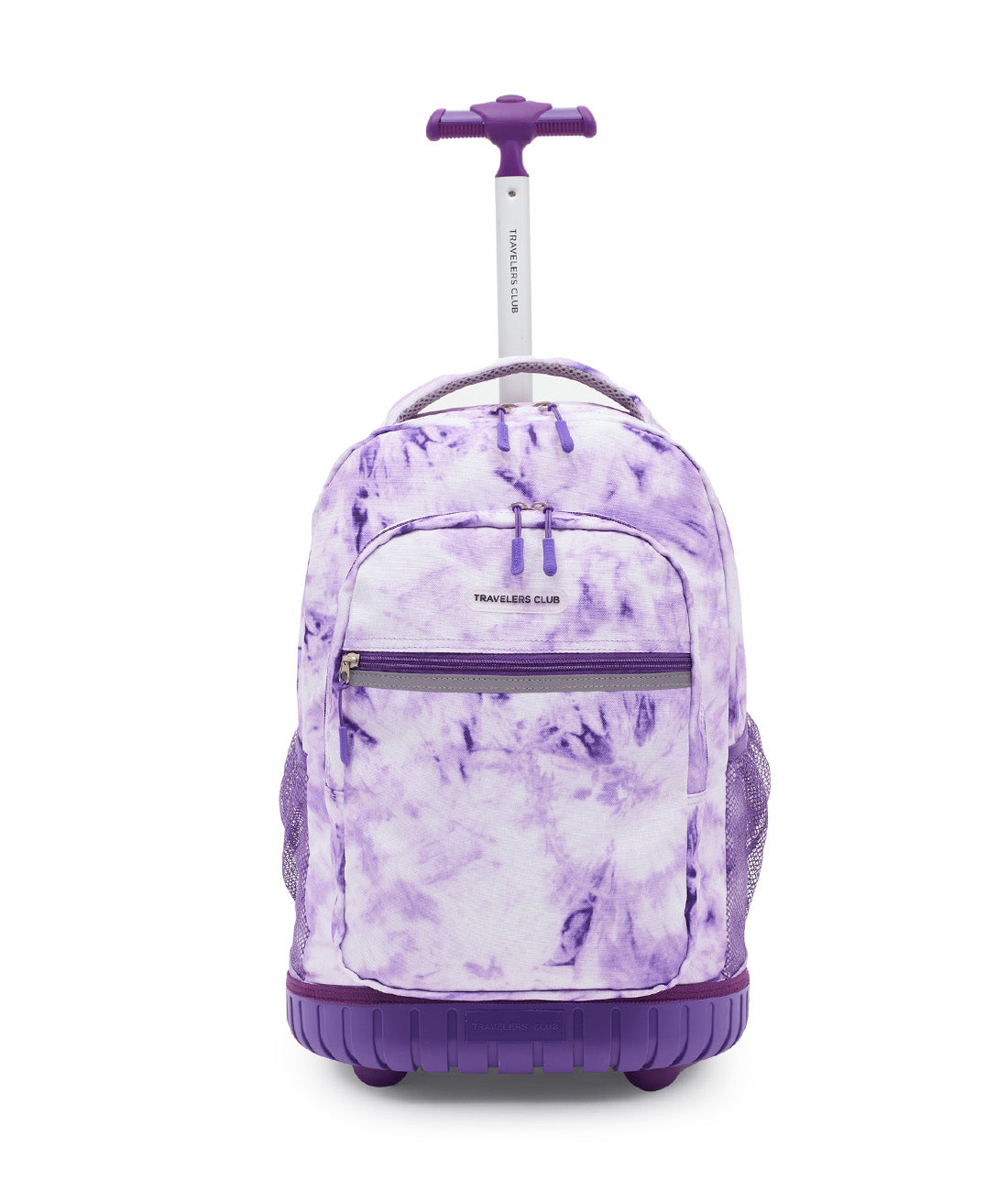 Purple rolling backpack hotsell